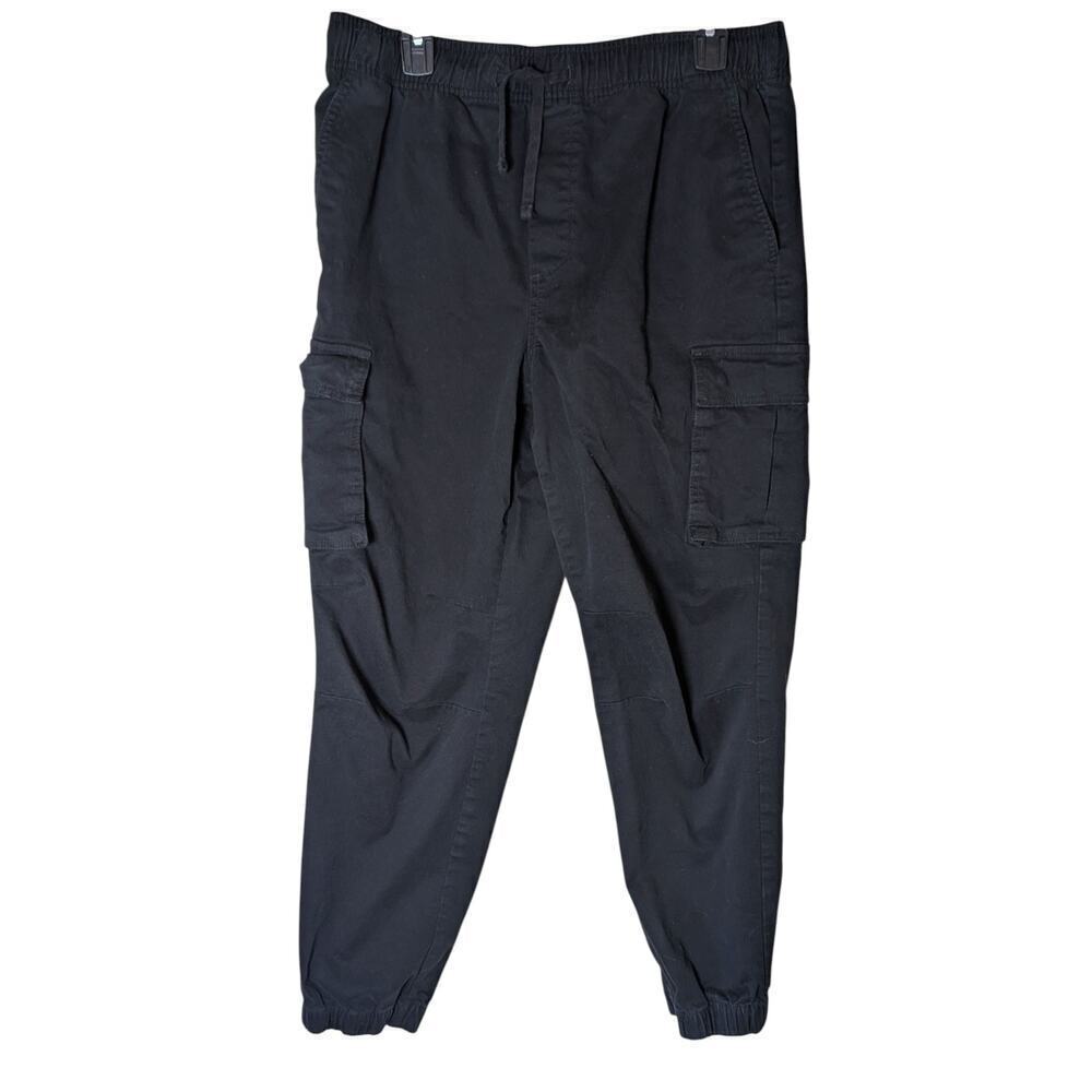 No Boundaries Black Cargo Pants Size M 32/34 Women’s Pull On